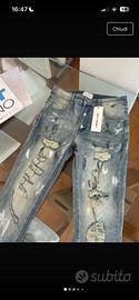JEANS STRAPPATI DIRTY MONEY
