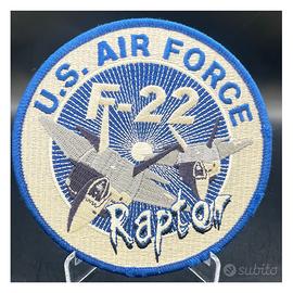 Patch Ricamata U.S. Air Force F-22 Raptor Velcro