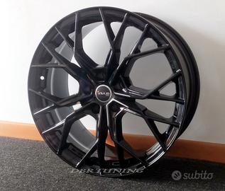 Cerchi lega 18 AVUS AC-M10 Neri AUDI BMW SEAT VW