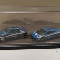 coppia modellini Polizia