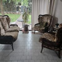 poltrone e divano vintage Giorgetti 