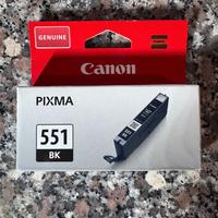 5 Cartuccie Canon Pixma CLI-551BK Nero Nuovo · Can