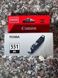 5 Cartuccie Canon Pixma CLI-551BK Nero Nuovo · Can