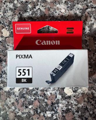 5 Cartuccie Canon Pixma CLI-551BK Nero Nuovo · Can