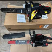 (2 x) Motosega Parkside avviamento elettrico