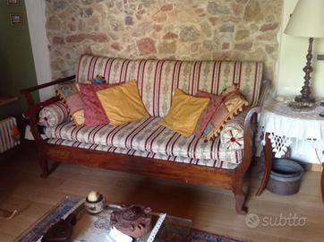 Letto singolo d'antiquariato fine 800