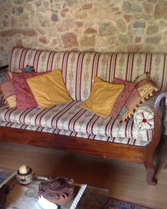 Letto singolo d'antiquariato fine 800