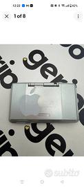 Nintendo ds tank grigio con cerniera rotta e picel