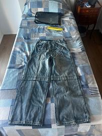 Jeans Noissey wide leg con stelle