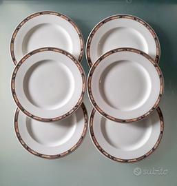 Set 6 Piatti Piani Hutschenreuther  Bone China 