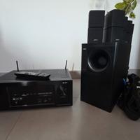 Sistema Home Cinema  Denon AVRX2400  e Bose AC 15