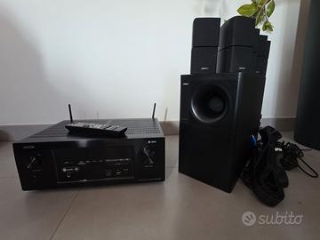 Sistema Home Cinema  Denon AVRX2400  e Bose AC 15