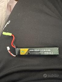 batteria fucile softair da 2000mAh 11V