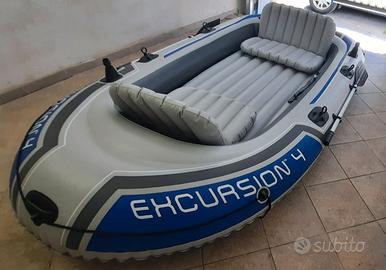 Canotto Intex Excursion 4 completo come nuovo.