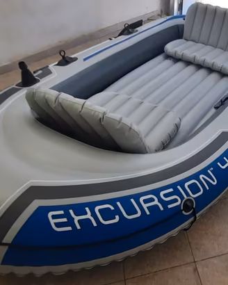 Canotto Intex Excursion 4 completo come nuovo.