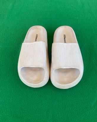 Ciabatte morbide Cloud Slides AllSeason bianche 38