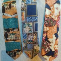 3 Cravatte seta Kenzo