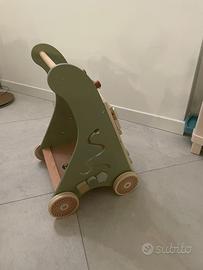 Carrello primi passi in legno