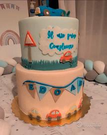 Torta finta compleanno Edoardo