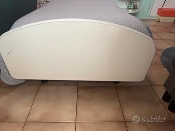 Struttura  letto singolo e comodino nuovi