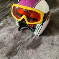 Casco da sci con maschera