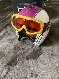 Casco da sci con maschera