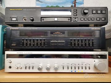 Marantz DR700 + Pioneer GR-555 + Sanyo Plus A35
