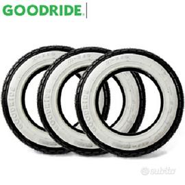 3 Gomme bianche fascia spalla bianca Vespa epoca