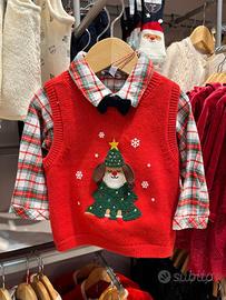 Maglioncino natalizio e camicia 24M Sergent Major