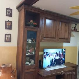 PARETE ATTREZZATA ACRA LEGNO MASSELLO