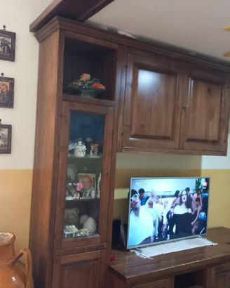 PARETE ATTREZZATA ACRA LEGNO MASSELLO