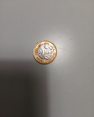 moneta one pound regina elisabetta 2016