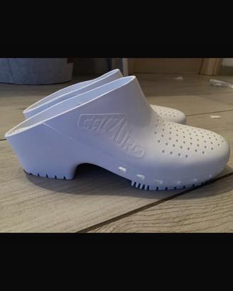 Zoccoli calzuro 37/38 bianchi