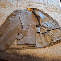 completo uomo grigio a quadretti piccoli