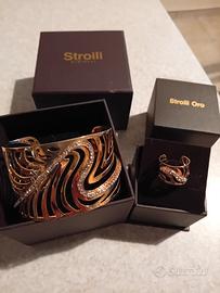 Parure bracciale e anello donna 