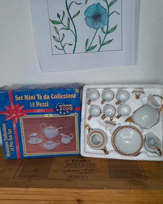 set mini thè da collezione vintage Gattopardo