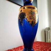 splendido vaso Murano class blù oro cm 44 euro 30 