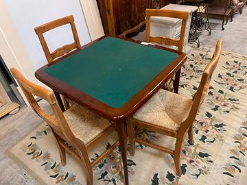 Tavolo da gioco chiudibile 80x80 H78 circa