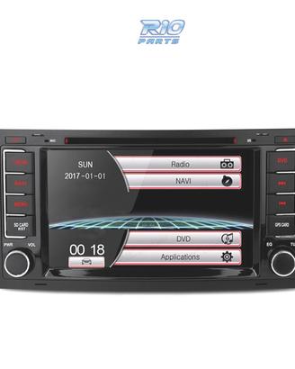 RADIO NAVIGATORE 7" PER VOLKSWAGEN VW TOUAREG T5 