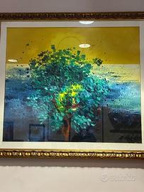 QUADRO ATHOS FACCINCANI OLIO SU TELA 120 X140