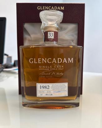 Whisky Glencadam 1982 Single Bourbon Cask  N° 737