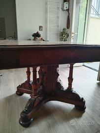 Tavolo in legno primi 900 in massello 124x112 cm