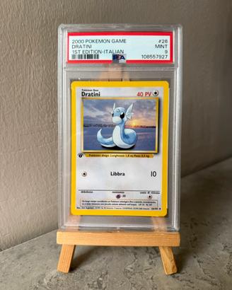 Dratini PSA 9 set base 1ST edition italiana.