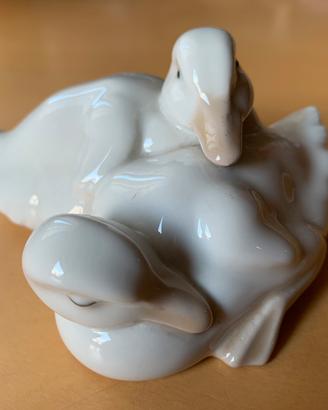 Porcellana Lladro coppia di anatroccoli