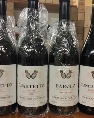 Box degustazione Aldo Conterno vini Piemonte