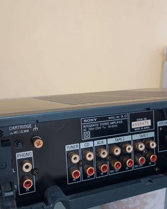 Amplificatore SONY hi-fi per giradischi diffusori