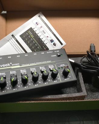 mixer professionale 6 ingressi
