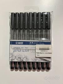 Set da 9 penne fineliner a pigmento STA