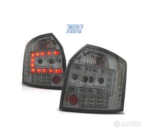 FANALI AUDI A4 B6 AVANT 01-04 LED FONDO CROMATO AF