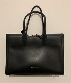 Borsa Piquadro Pelle Nera Donna Pari al nuovo